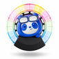 Car Air Fresheners Panda Voice-Activated Rhythm LED Light Blue Automotive