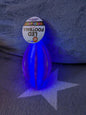 LED Football Toy Planet Fidget Toy Purple Swirl 6" x 3.25"