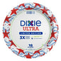 Dixie Ultra 10" Americana Paper Plates 18 Count Disposable Dinnerware