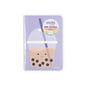 Yoobi Kawaii Mini Journal 3.5x5 Purple Boba Tea