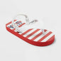 Cat & Jack Toddler Adrian Americana USA Flip Flops Red/White/Blue Size S 5/6