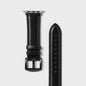 heyday Apple Watch Faux Leather Band Black 42/44/45mm