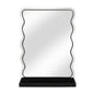 [Like New] View Wavy LED Plug In Vanity Mirror with Phone Holder