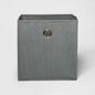 Room Essentials Fabric Cube Storage Bin Gray 11 Inch