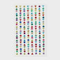 Spritz™ Party Favor Gem Earrings Multicolor 176ct Sticker Earrings Kids