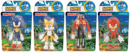 Bend-Ems Sonic The Hedgehog Knuckles Poseable Bendable Action Figure