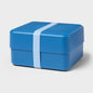 [Like New] Sun Squad™ Bento Box Blue Plastic 7in x 4in 2 Compartments