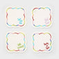 Pride Spill the Tea Embroidered Cocktail Napkins 4pc