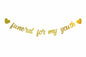 zxyxka Gold Glitter Funeral for My Youth Birthday Party Banner