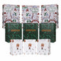 HSMOK Christmas Gift Bags Bundle Snowflakes Snowman Tree Santa Claus Set 1