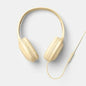 heyday Wired On-Ear Headphones Mist Yellow Built-In Mic 3.5mm Jack