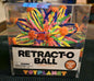 Open Box. ToyPlanet Retract-O Ball Collapsible Multi-Color Plastic Fidget Toy