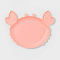 Sun Squad Figural Crab Serving Platter Pink 11.44"