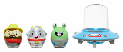 Little Tikes Toddle Tots Far Out Farm Playset Spaceship 3 Figures