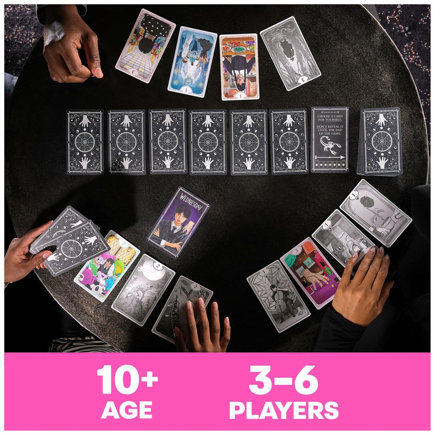 Spin Master Games Wednesday Card Game Premium Foil Cards 3-10 Players 10+