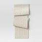 Threshold Cotton Striped Table Runner 108x14 Natural OEKO-TEX Certified