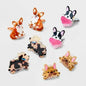 Cat & Jack Girls 8pk Puppy Mini Claw Hair Clips Solid Colors