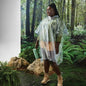 Embark Emergency Poncho Reusable Clear One Size Lightweight Packable