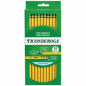 Ticonderoga Wood-Cased Pencils Unsharpened 2 HB Soft Yellow 12 Count
