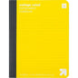 up&up™ College Ruled Composition Notebook Yellow 7.5x9.75 70 Pages