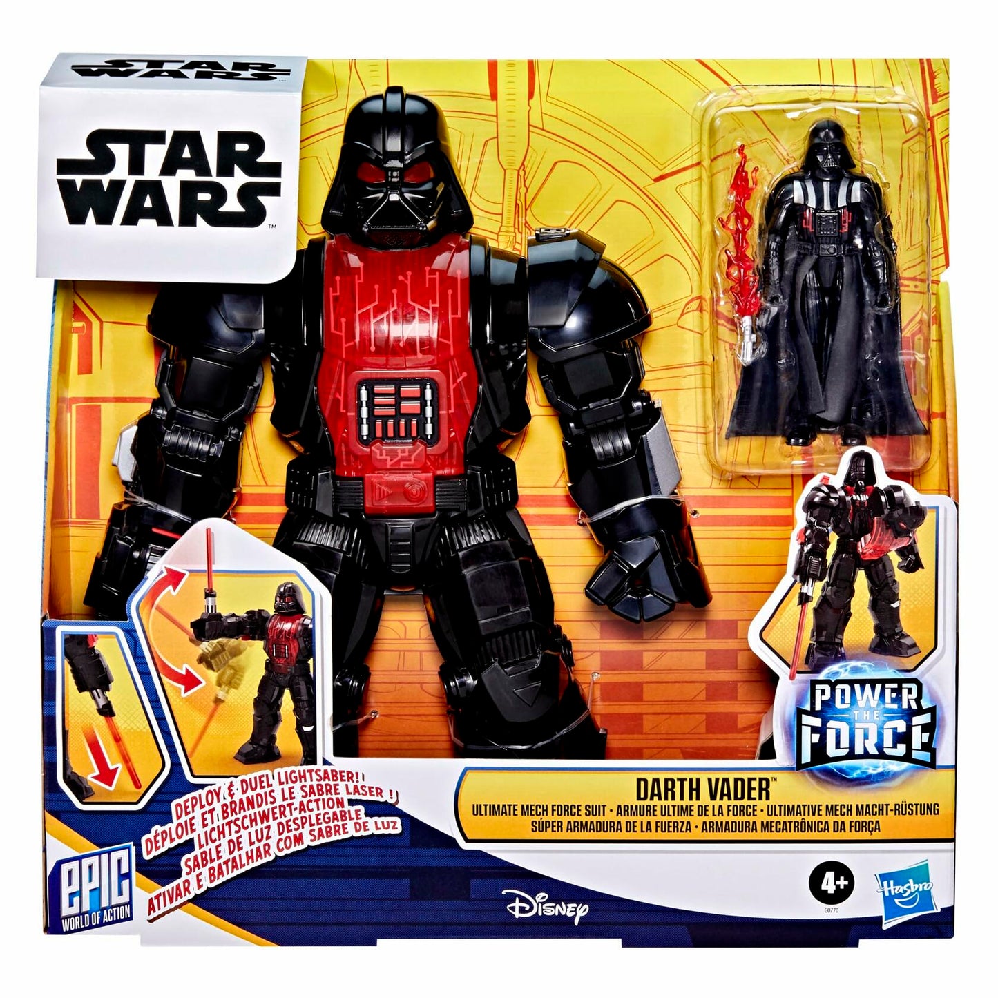 STAR WARS Darth Vader Ultimate Mech Force Suit 11in & 4in Figures