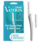 Gillette Venus Dermaplaning Tool Facial Razor with 2 Blade Refills Unisex