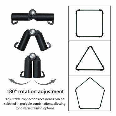 Huang Yunming 7pc Pentagonal Agile Speed Rings Portable Training Set