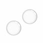 HOMOTEK Clear Door Stoppers 12 Pack 1.6in Transparent Round Wall Protector