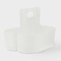 Brightroom Frosted Bath Caddy Plastic - Compact Bathroom Organizer