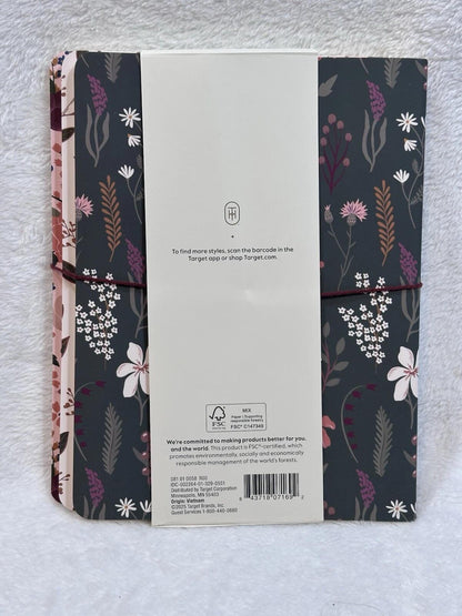 Threshold 3pk Ruled Journals Soft Cover Sewn Binding 6x8 Multicolor