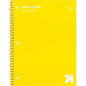 Up&up™ Wide Ruled 1 Subject Spiral Notebook Yellow 7.5x10.5 70 Pages