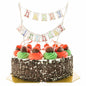 Cobee 2 Pcs Happy Birthday Banner Pull Flag Hanging Flags Party Decor Style B
