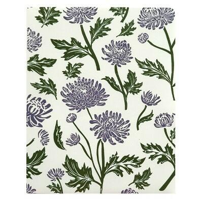 Decomposition Book 2-Pocket-Plastikmappe Chrysanthemen Schulbedarf. Zwei