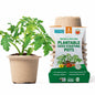[Like New] Back to the Roots Organic Plantable Seed Starting Pots 4.25" Wide Brown 8 Ct