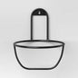 Room Essentials Metal Outdoor Planter Hanger Black 8x8x9.5