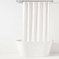 [Like New] Room Essentials Lightweight PEVA Shower Liner 70x71 White Buttonhole Top