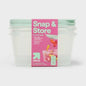 up&up Snap & Store Rectangle Food Storage Containers 48 fl oz 2ct