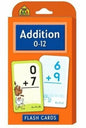 Addition Flash Cards 0 to 12, 54 Cards, Assorted Colors, Educational Math