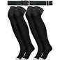 Londkaron Elite Baseball Softball Socks & Belt Combo Black 2 Pairs Size S