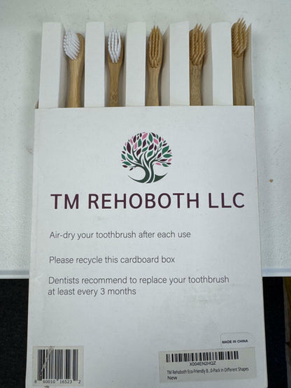 Soft Bamboo Toothbrush 10 Pack Soft Bristles Biodegradable Handle Eco