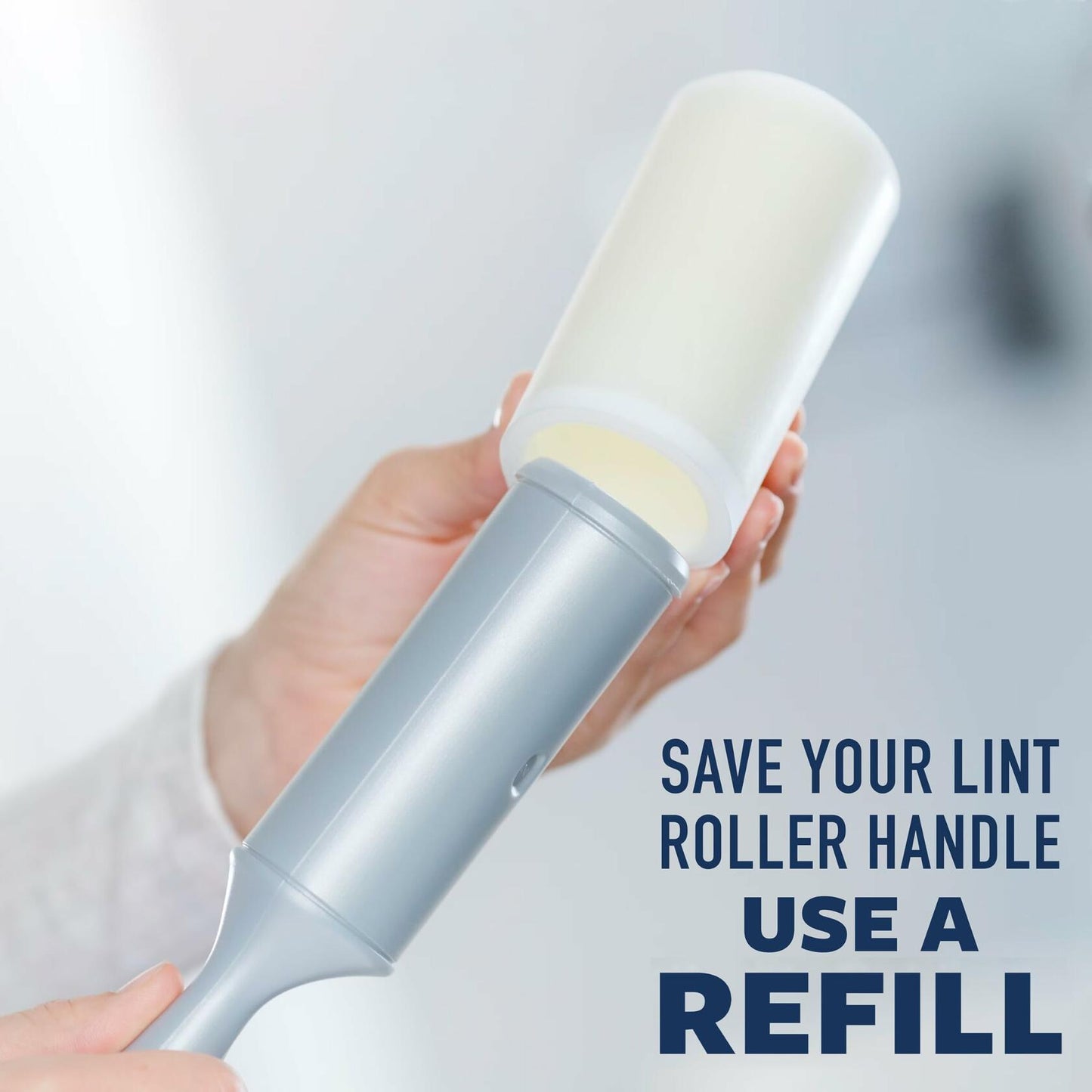 Scotch-Brite Everyday Clean Lint Roller, Pet Hair, 100 Sheets, White, 1 Pack