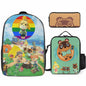 BAHELS 3PC Backpack Insulated Lunch Bag Pencil Case Youth Teens Wednes-1