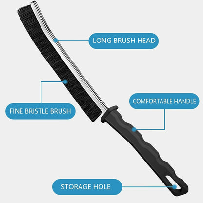 AUDELN Crevice Cleaning Brush 6pcs Hard Bristle Shower Bathroom Tools