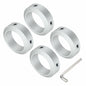 uxcell Set Screw Shaft Collar 50mm Shaft 70mm OD 22mm Thick Aluminum 4pcs