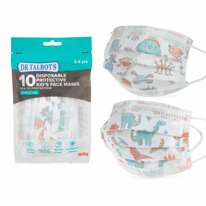 Dr. Talbot's Disposable Protective Face Masks Boys 2-5 Years 10-Count