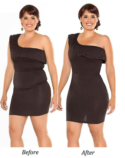 Hioffer Women Waist Cincher Girdle Tummy Slimmer Sexy Nude Lace Thong XL-XXL
