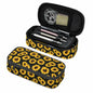 VOL&BASS Sunflower Large Pencil Case Big Capacity Pen Bag Yellow Polyester