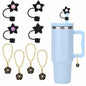Xyntara Silicone Straw Covers for Stanley 40oz Cups Christmas Style 8pcs