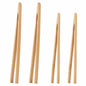 YIVCKOM Bamboo Toaster Tongs 8 Inch Natural Colour Wooden Kitchen Utensil