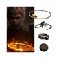 Generic Black Myth Collector's Edition 4pcs Set Headband Necklace Ring Badge